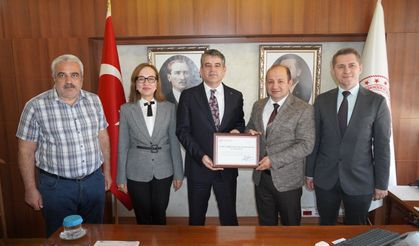 Manisa Çevre Müdürlüğü 'Sağlıklı iş yeri' belgesi aldı