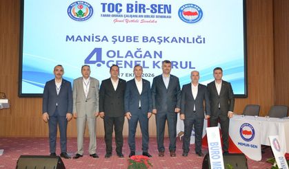TOÇ Bir-Sen Manisa'da Uğur Bayil güven tazeledi