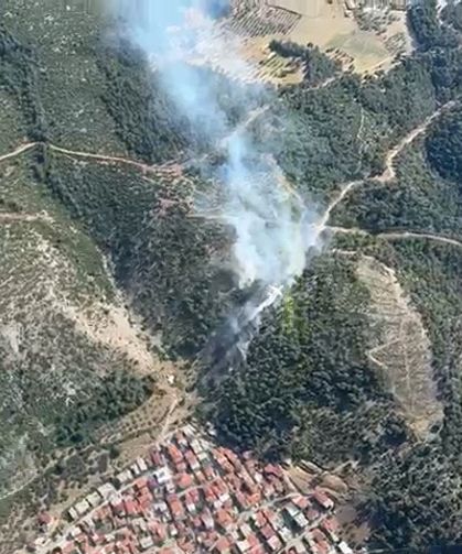 Soma’da aynı gün ikinci orman yangını