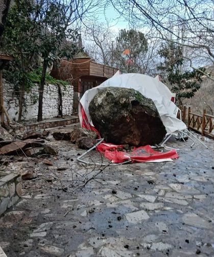 Soma’da meydana gelen heyelan korkuttu