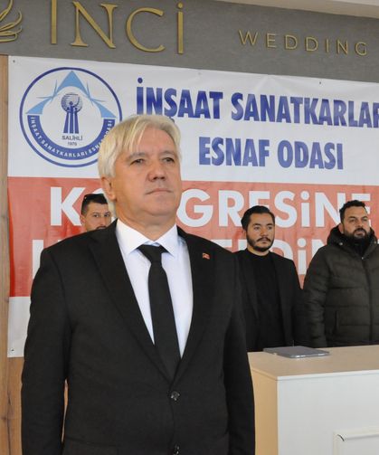 Salihli inşaatçılarda Tuncay Ünlü yeniden seçildi