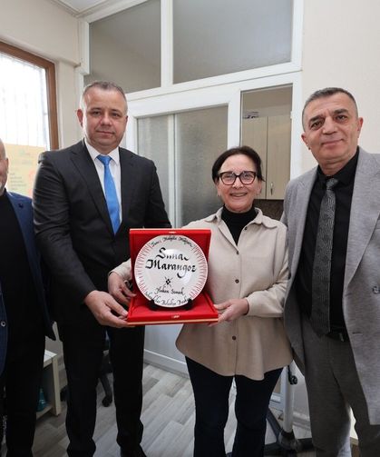 Şehzadeler’de kadın muhtarlara 8 Mart ziyareti