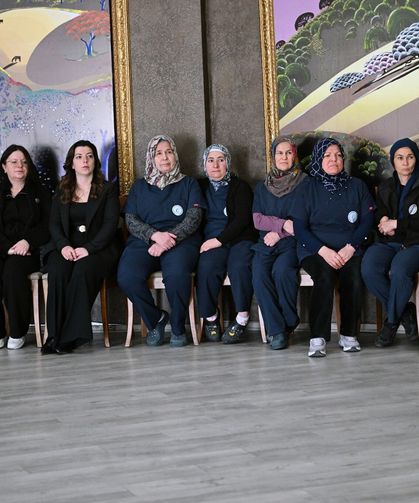 Üniversitedeki kadın çalışanlar aynı sofrada