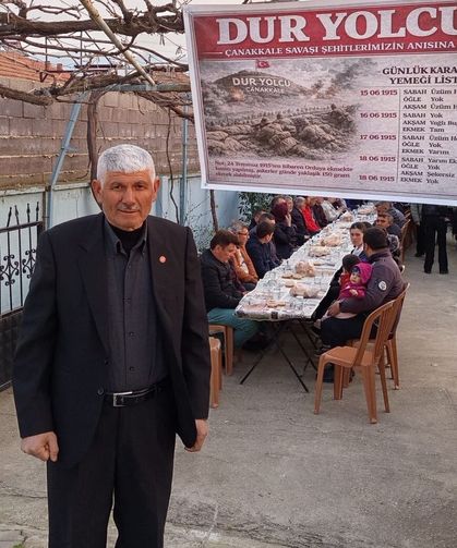 Çanakkale şehitlerinin sofrası Sarıgöl’de kuruldu