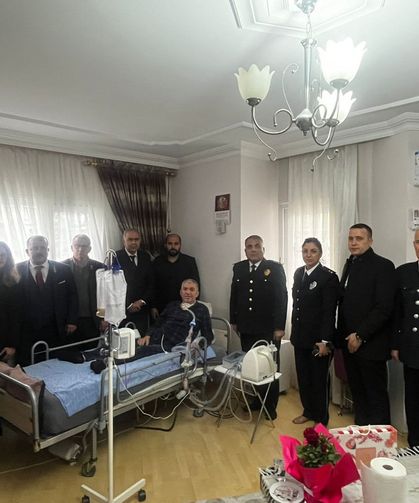 Turgutlulu Trafik Polisi İsmail Güneş’e Anlamlı Ziyaret