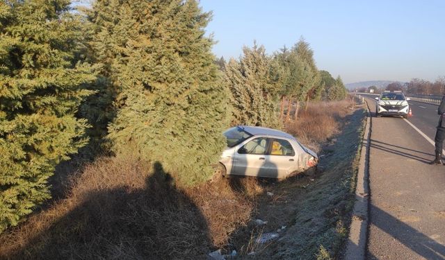 Manisa'da trafik kazası: 1 ölü 1 yaralı