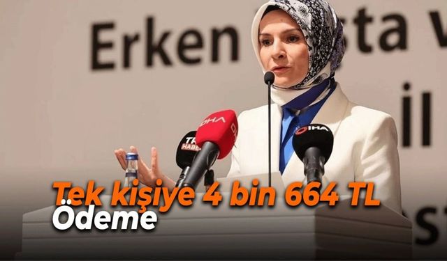 Aile Bakanlığından yeni destek kararı! Tek kişiye 4 bin 664 TL Ödeme yapacak