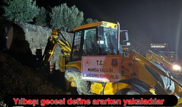 Yılbaşı gecesi define ararken yakaladılar