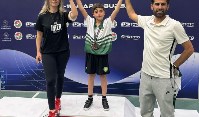 Cengiz Ebubekir Karayılan, atletizmde Türkiye 3’üncüsü oldu