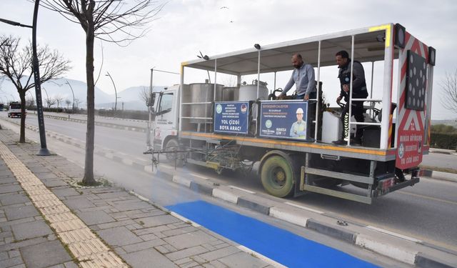 Yenilenen bisiklet yolu öğrencilerden tam not aldı