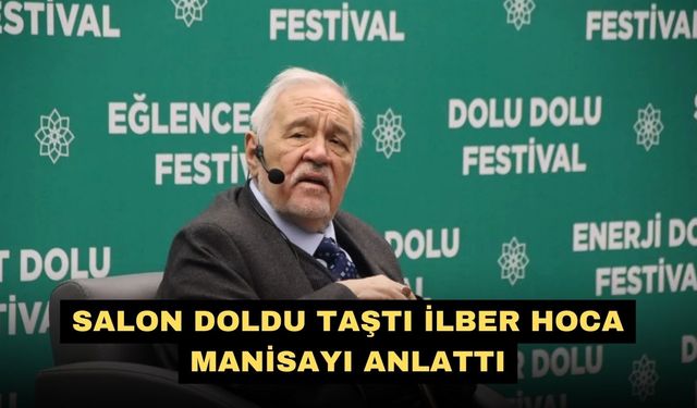 Salon doldu taştı İlber hoca Manisayı anlattı