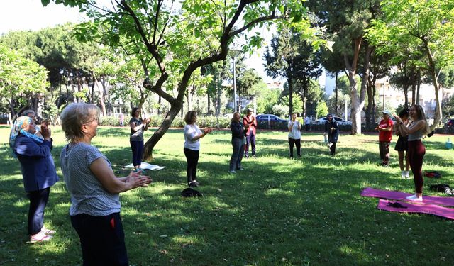 Yunusemre’de açık havada spor etkinliği başladı