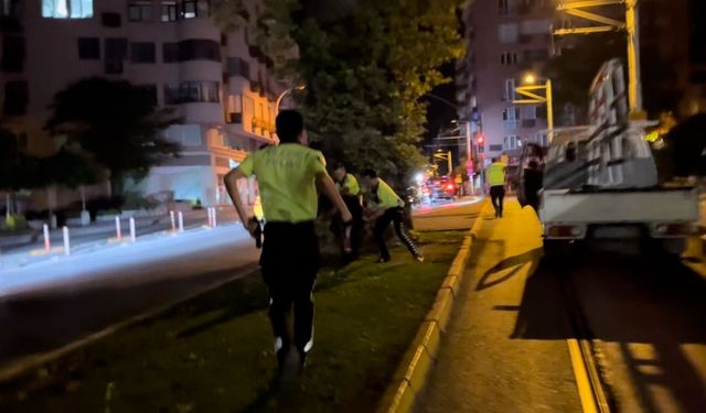 Bu sefer alkollü değil, aranan şahıs kaçmaya çalıştı