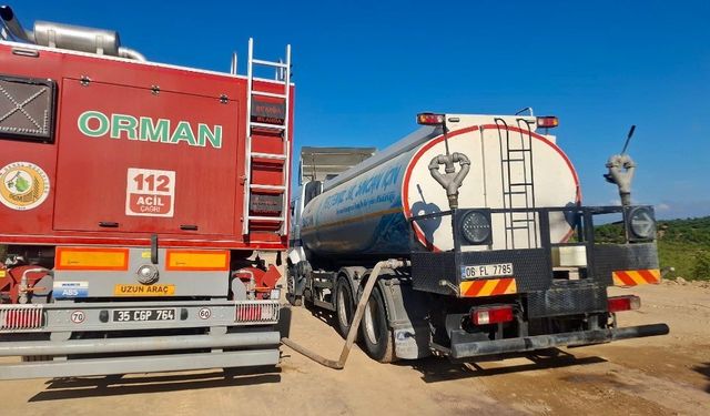 Sincan Belediyesi'nden Akhisar'daki orman yangınına destek