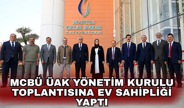 MCBÜ ÜAK Yönetim Kurulu Toplantısına ev sahipliği yaptı