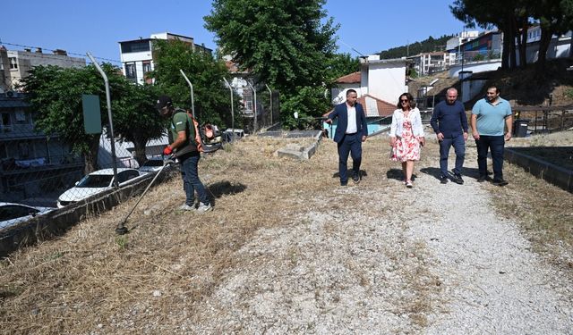 Su depolarının çevresinde yangın riskine karşı temizlik