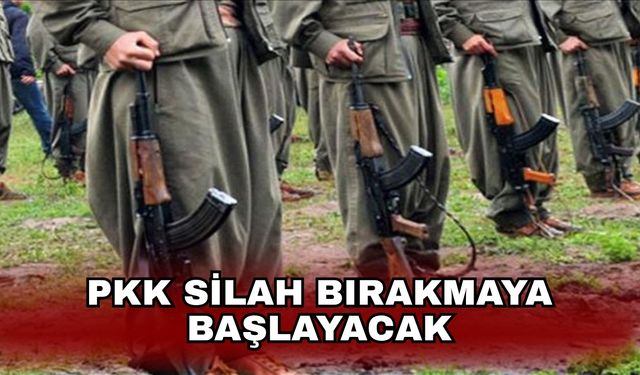 PKK  silah bırakmaya başlayacak