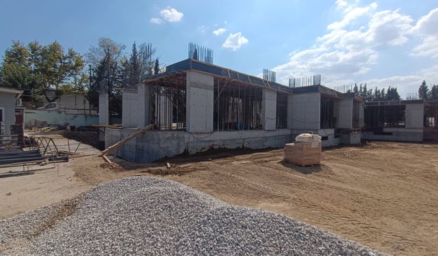 Yunusemre Mesleki Eğitim Merkezi’nin inşaatı yüzde 50 tamamlandı