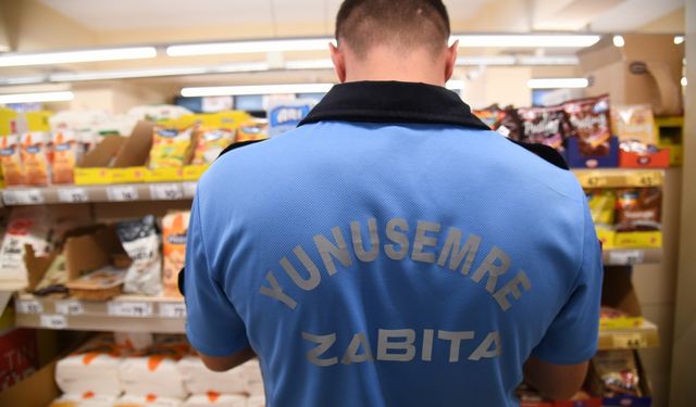 Yunusemre’de market ve fırınlara denetim