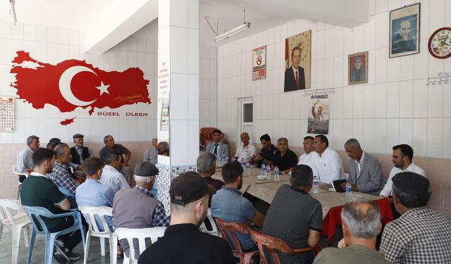 Kaymakam Bayram gazileri ziyaret etti