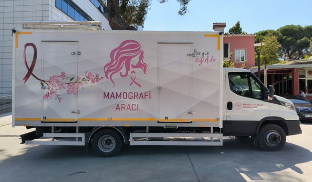 Manisa’nın mobil mamografi aracı Türkiye birincisi oldu