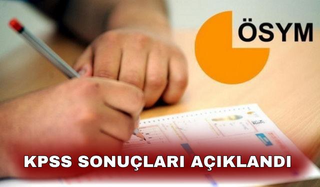 KPSS sonuçları açıklandı