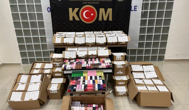 Manisa’da ekim ayında binlerce kaçak ürün ele geçirildi