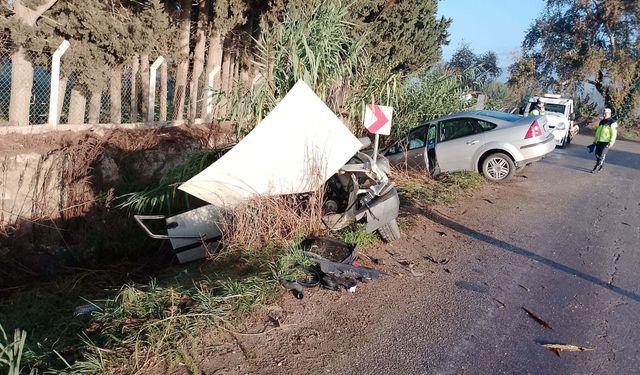 Hatalı sollama kazası: 3 yaralı