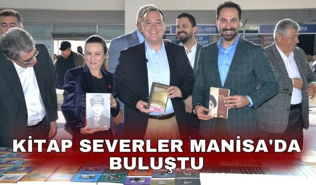 Kitap severler Manisa'da buluştu