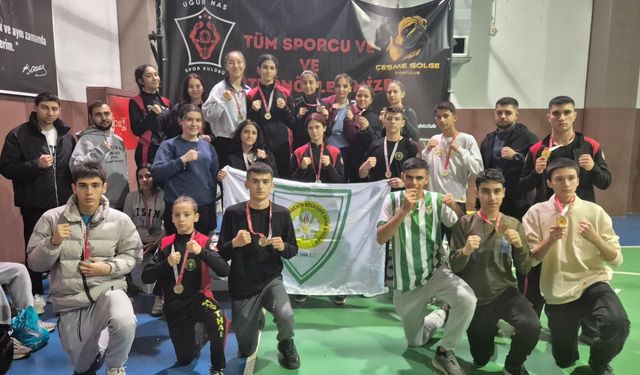 Manisa Muaythai Takımı madalyalara ambargo koydu