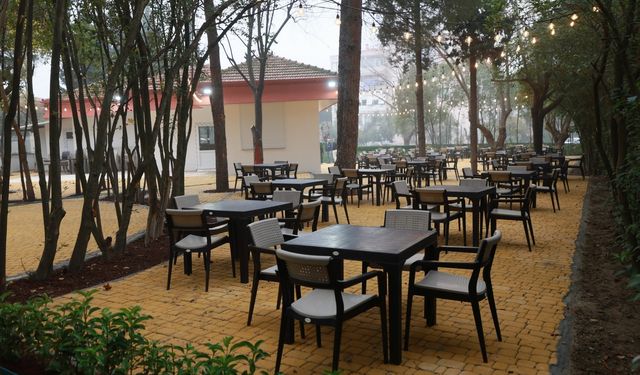 Emekli Kafe'de çalışmalar tamamlandı