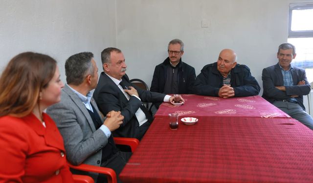 Başkan Balaban Ortaköy sakinlerinin taleplerini tek tek not aldı