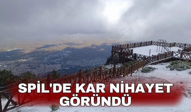 Spil'de kar nihayet göründü