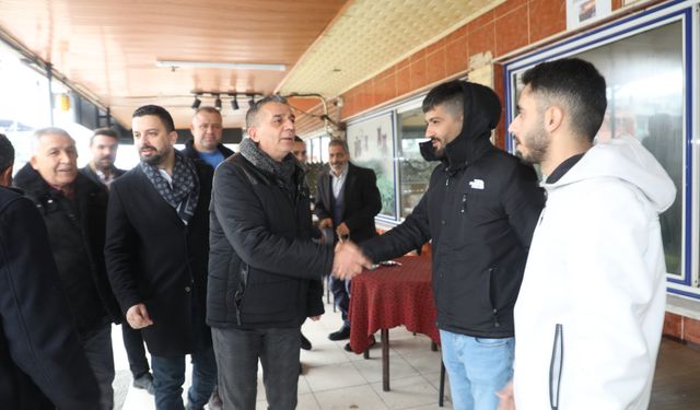 Şehzadeler Başkanı Şimşek Nurlupınar sakinlerinin dertlerini dinledi