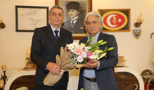 Şehzadeler Başkanı Şimşek'den Kaymakam Genel'e ziyaret