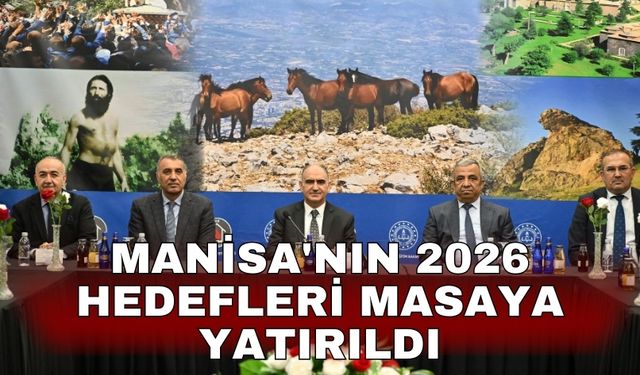 Manisa'nın 2026 hedefleri masaya yatırıldı