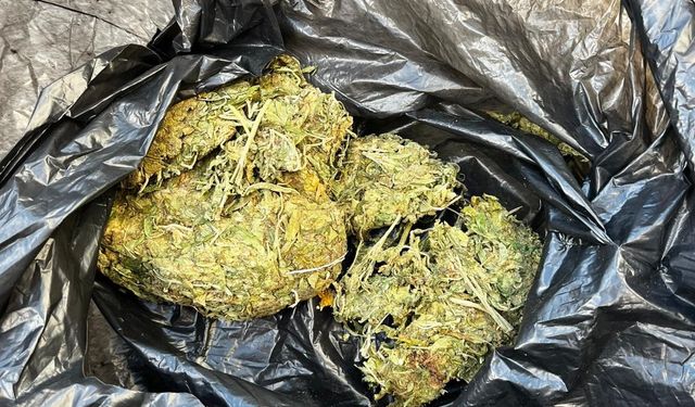 Şüpheli araçtan 50 gram esrar çıktı
