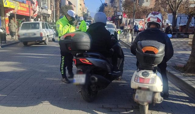 Manisa’da motosiklet denetiminde 3,25 milyon TL ceza kesildi