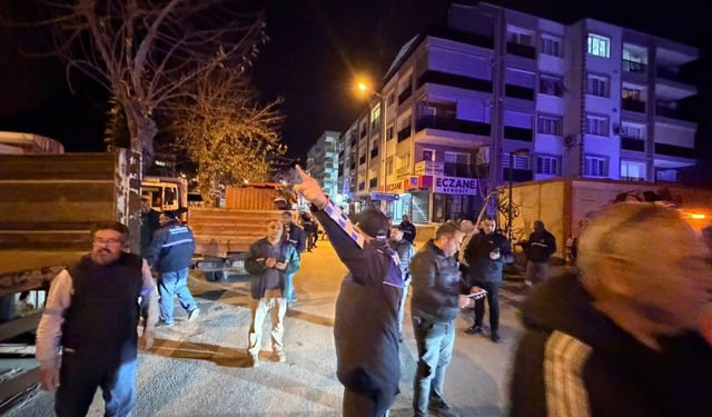 Aydın'da belediye ekipleri karşı karşıya geldi