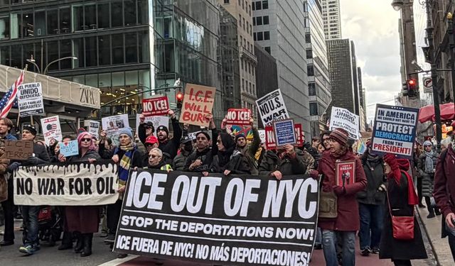New York’ta binlerce kişiden ICE’a tepki yürüyüşü