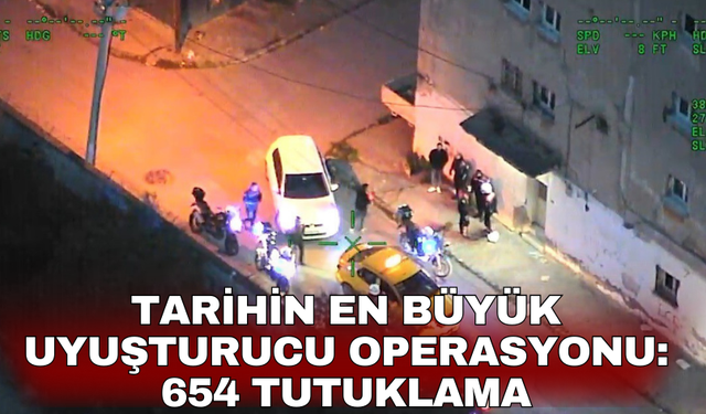 Tarihin en büyük uyuşturucu operasyonunda 654 tutuklama