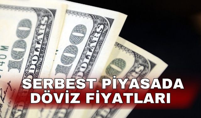 Serbest piyasada döviz fiyatları