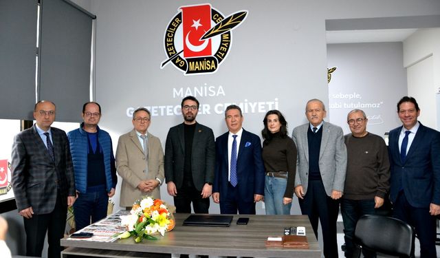 Kent Konseyi'nden Manisa Gazeteciler Cemiyeti'ne ziyaret