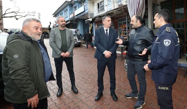 Şehzadeler Başkanı Şimşek sağanak sonrası sahada