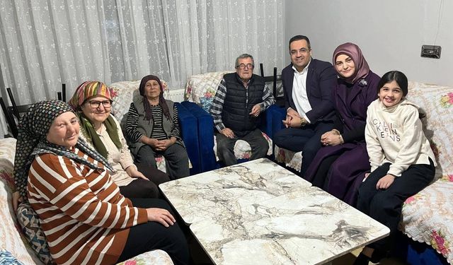 Kaymakam Dalak ve eşinden ramazan ziyaretleri