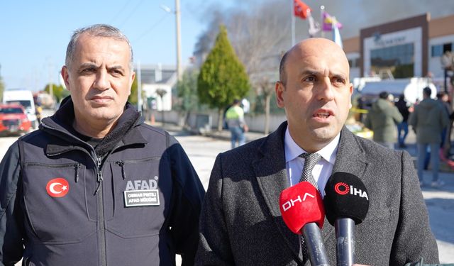 Akhisar Kaymakamı Can'dan fabrika yangınına ilişkin açıklama
