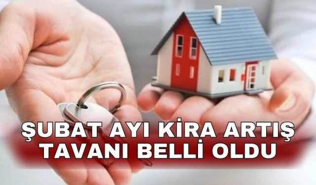Şubat ayı kira artış tavanı belli oldu