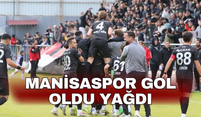 Manisaspor gol oldu yağdı