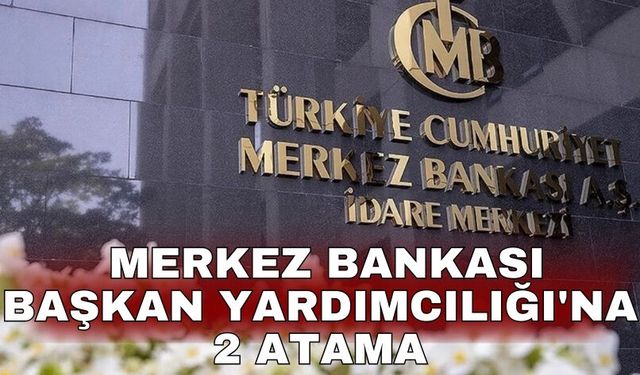 Merkez Bankası Başkan Yardımcılığı'na 2 atama