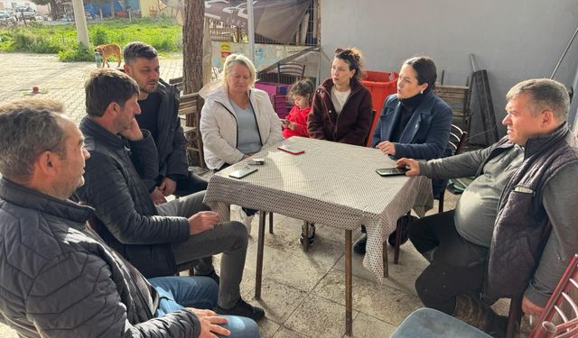 İYİ Partili Aytaç selden etkilenen mahalleleri ziyaret etti